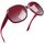 Joopin Übergroße Sonnenbrille Damen Rosa und Große Sonnenbrille Polarisiert Klassische Oversized Trendy Women Sunglasses UV400 für Fahren und Reisen (Mode Transparent Rosenrot)
