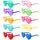 NACHLYNN 10 Paar Herz Sonnenbrille Mehrfarbig Farben Randlose Herzförmige Sonnenbrille für Damen Transparente Bonbonfarbene Herzbrille für Valentinstag Partygeschenke