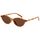 Wrimen Sonnenbrille Damen-polarisiert-Oval-Retro-UV400 Schutz-Mode-Brille-Vintage-Schmale-Classic-Trendy-sunglasses woman-Gelbe Leopard Tee