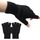 ZJCANGLIU Fingerlose Handschuhe für Herren und Damen - Handschuhe Ohne Fingerkuppen