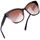 Joopin Cat-Eye Acetat Sonnenbrille Damen Polarisiert Modische UV-Schutz TR90 Cosplay Chunky Party Katzenauge Brille zum Fahren und Reisen (Lila Braun)