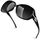 Sunier Sonnenbrille Damen Polarisiert Groß Übergroße Elegant Klassische Vintage Oversize Sonnenbrille Frauen mit 100% UV400 Schutz