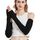Novawo Frauen Winter Armstulpen Halbhandschuhe gestrickt lange fingerlose Handschuhe