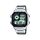 Casio Herren Quartz Armbanduhr, 36.00mm GehäusegröÃŸe mit weiÃŸ digital Zifferblatt und Silber Metallarmband Armband AE-1200WHD-1AVEF
