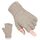 SUTIYO Fingerlose Handschuhe Herren Damen, Kaschmir Strick Handschuhe Warme Ohne Finger, Fingerless Gloves Winterhandschuhe Arbeits Autofahren Radfahren Sport (Beige)