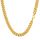 PROSTEEL Herren Collier Kette 18k vergoldet 66cm/9mm Panzerkette Halskette trendig Hip Hop Rapper kubanische Gliederkette Männer Modeschmuck Accessoire Link Chain Necklace