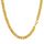 PROSTEEL Herren Hip-Hop Kette 6mm breit Panzerkette Halskette 55cm/22 in. 18k vergoldet kubanische Gliederkette Link Chain Necklace trendig Schmuck Accessoire für Männer Frauen