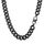 PROSTEEL Herren Panzerkette schwarz Edelstahl lang Halskette 12mm/71cm kubanische Gliederkette Link Chain Necklace Hip Hop Rapper Roker Modeschmuck Accessoire für Weihnachten Geburtstag