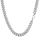PROSTEEL Herren Kette Collier Edelstahl 46cm/18 in. Panzerkette Halskette 9mm breit kubanische Gliederkette Hip Hop Link Chain Necklace Modeschmuck Accessoire für Männer Frauen