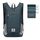flintronic Faltbarer Rucksack, 16L Kleiner Wanderrucksack, Ultraleicht Wanderrucksack, Wasserfest Reiserucksack, Packbare Backpack für Camping Klettern/Outdoor Wandern (Dunkelgrau)