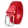 TANGCHAO Stoffgürtel Stretchgürtel Elastik Flechtgürtel Geflochtener und Elastischer Dehnbarer Gürtel für Damen und Herren Breite 3.3cm Rot 100cm