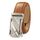 guvoosm Gürtel Herren,Leder Automatik Gürtel Für Herren Business Anzug -3,5cm Breite-005-155-Tan