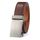 guvoosm Gürtel Herren,Leder Automatik Gürtel Für Herren Business Anzug -3,5cm Breite-03-110-Brown 6033