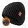 FORVEVO Mütze Herren Damen Winter, Warme Beanie Herren mit Fleece Futter, Thermo Wintermütze Männer, Winddichte Strickmützen für Unisex,Outdoor Laufen Skifahren(Schwarz)