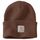 Carhartt Unisex Knit Cuffed Beanie Hat, Brown, One Size