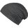 Enter the Complex® Leichte Beanie Mütze, Herren und Damen, Übergangsmütze, Sommer Beanie, Dünne Kopfbedeckung, Baumwolle (Jersey), S/M, Dunkel Grau Meliert