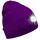 SPGOOD LED Beanie Beleuchtete Mütze mit Licht,Geschenke für Männer Winter Warm LED Mütze, Lampe Laufmütze für Angeln,Jogger,Camping,Laufen(Lila)