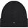 Tommy Hilfiger Herren Strickmütze Flag Cotton Beanie mit Kaschmir, Mehrfarbig (Charcoal Gray), Einheitsgröße