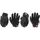 Mechanix Wear Original® Covert Handschuhe (Large, Vollständig schwarz) & ColdWork Original WinterHandschuhe (groß, schwarz/grau), Grau/Schwarz