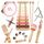 Musikinstrumente Kinder ab 3 Jahre Xylophon Trommel Schlagzeug Kinderspielzeug Musikinstrumente Spielzeug Mädchen 3 Jahre Montessori Holzspielzeug