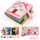 Quiet Book 2 Jahre | Babybücher aus Weichem Stoff Früh Lernen Lebenskompetenzen Lernspielzeug 3D Filz ab 1-6 Jahr Geschenk für Mädchen Jungen