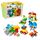 LEGO DUPLO Steinebox Autos und LKWs – Lernspielzeug für Jungen & Mädchen ab 1 Jahr – Spielzeug für Kleinkinder mit 1-2-3 Steinen, 2 Figuren und 3 Fahrzeugen zum Spielen und Bauen – Geschenk – 10439
