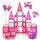 W Wise Block Magnetische Bausteine 101PCS mit Autos, Prinzessin Magnetische Bauklötze, STEM Konstruktionsspielzeug für 3 4 5 6 7 8 Jahre Junge Mädch, Rosa