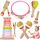 Musikinstrumente für Mädchen–Montessori-Holzspielzeuge für Kleinkinder 1-3 Jahre, Schlagzeug-Set mit Xylophon, Vorschulspielzeug ab 3 Jahren, Weihnachts- & Geburtstagsges. für 1-3-jährige Mädchen