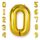 AULE Luftballon Zahl 0 Gold: XXL 101 cm Zahlen Folienballon Geburtstag Gold 0 Jahre 40 Zoll Helium Ballon Zahlenballon für Babyparty Jubiläum Deko