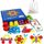 Montessori Spielzeug ab 3 4 5 6 Jahre – Tangram Kinder Geometrische Formen Holzpuzzles – 155 geometrische Formen und 24 Designkarten – Geeignet für Kinder – Pädagogisches Spielzeug Geschenk