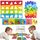 Jastown Tetris Duell Spiel,Holzpuzzle Tetris Tangramm,Konzentrationsspiele Für Kinder ab 4 5 6,Block Puzzle Montessori Spiel 4 5 6 Jahre,Intelligenz Puzzlespiel,Pädagogisches Spielzeug ab 4