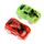 2 LED Race Cars Spielzeug Glow in the Dark für Kinder 3 4 5 6 7 8, MEHRWEG (2 Autos)