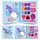 Aomig Kinderschminke, 14 Farben Kinderschminke Set Mädchen, Waschbares, Sicheres und Ungiftiges Schminkset, Geeignet für Weihnachten, Geburtstag, Karnevalsgeschenke für Kinder über 4 Jahre(Blau)
