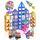Theefun 136 Teile Magnetische Bausteine, Magnetbausteine Magnetspiel Magnete Kinder 3D STEM Montessori Lernspielzeug für Jungen & Mädchen 3–8 Jahre Weihnachtsgeschenke & Geburtstagsgeschenk