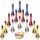 Anginne Raketen Spielzeug, Outdoor Spielzeug ab 3-10 Jahre Jungen Geschenke Junge, Gartenspielzeug Spiele für Kinder Ostergeschenke, Schaumstoffraketen 14 Pack