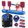 Lehoo Castle Zielscheibe für Nerf Pistole, Zielscheibe Elektrisch mit Nerf Weste, 60 Darts, Spider Spielzeug ab 3 4 5 6 7 Jahre Jungen, Kinder