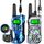 Inspireyes Walkie Talkie Kinder Aufladbar, Ostergeschenke Kinder, 48 Stunden Arbeitszeit, 8 Kanäle 2-Wege-Radio, Geschenke für Jungen Mädchen, Outdoor Wandern Camping, 3-12 Jahre altes Spielzeug