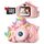 Kinderkamera, Gofunly Kinder Kamera 1080P 2,0-Zoll-Bildschirm Selfie Digitalkamera mit 32GB-Karte für 3-12 Jahre Jungen Mädchen Geburtstagsgeschenk Weihnachten Spielzeug Rosa Pferd