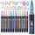 Maqhpu Ostergeschenke Kinder, 12 Glitzerstifte Magische Stifte, Geschenke für Mädchen 4 5 6 7 8 9 10 11 12 Jahre,Metallic Outline Stift Zauberstifte für Ostern Basteln Mädchen, Ostern Geschenke Kinder