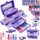 Kinderschminke Set Make Up Set - Kinder Schminkset,Kinder Schminkkoffer Mädchen Spielzeug, Halloween Weihnachts Geburtstags Geschenke für Mädchen 4-12Jahre Purple…