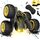 Tecnock 2025 Ferngesteuertes Auto mit 2.4 Ghz Fernbedienung 360°Flip Stunts Rc Auto Monstertruck mit Buntes Licht ab 6-12 Jahre Outdoor Spielzeug Geschenk für Junge Kinder