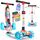 KIDIZ® Roller Kinder Scooter X-Pro2 Dreiradscooter mit PU LED Leuchtenden Räder Kinderroller faltbar Tret-Roller höhenverstellbarer Cityroller Kinderscooter für Jungen Mädchen 3-12 Jahre, Graffiti