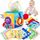 hahaland Baby Spielzeug 6 12 Monate Tissue Box, Montessori Toy Sensorik motorik Spielzeug, Stofftücher Kontrastreiche Farben Lernen Sensorische Spielzeug für Jungen Mädchen Geschenke
