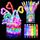 Piucrty Mitgebsel Kindergeburtstag Pop Tubes Leuchtend 8Pcs Gastgeschenke Kleinigkeiten Party Beschäftigung Gadgets Tombola Preise Kinder Knicklichter Give Aways Leuchtstäbe Kleine Geschenke