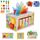LZDMY Montessori Spielzeug Baby ab 1 Jahr, 6 in 1 Tücherbox Baby ab 6 Monate, Motorikspielzeug 6-12 Monate Kinder, Holzspielzeug Motorikwürfel, Geburtstag Ostern Weihnacht Geschenk Junge Mädchen