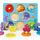 LZDMY Montessori Spielzeug ab 1 Jahr Baby Holzpuzzle, Meer Motorikspielzeug für 10-36 Monate Mädchen Junge Kinder Greifpuzzle Steckspielzeug Sortierspiel Geburtstag Ostern Weihnacht Geschenk