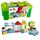 LEGO DUPLO Brick Box - Educational Stacking Toys for 1+ Year Old Boys & Girls - incl. Colourful Number Bricks, a Car & 2 Figures, Plus Toy Storage - 10913