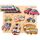 PikatoyZ® Steckpuzzle aus Holz ab 1 Jahr, 2 und 3 Jahre – Montessori Kinderpuzzle mit Transportmitteln – Lernspielzeug für Jungen und Mädchen