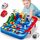 hahaland Spielzeug ab 3 Jahre, Auto Spielzeug Geschenke ab 2 3 Jahre Junge, Autorennbahn Abenteuer Auto Kinder Set, Feinmotorik, STEM, Montessori Spielzeug ab 2-5 Jahre Kindertag Geschenk (Groß)