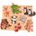 PikatoyZ® Kinderpuzzle ab 1, 2 und 3 Jahre – Montessori Lernspiel mit Waldtieren – Holzpuzzle Steckspiel für Jungen und Mädchen – Geschenkidee für Kinder